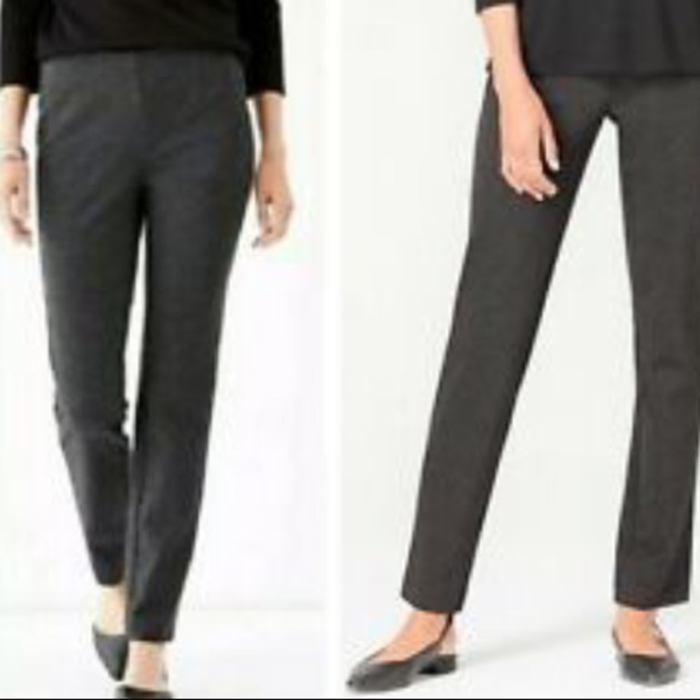 J Jill slacks size 6 color grey NWT